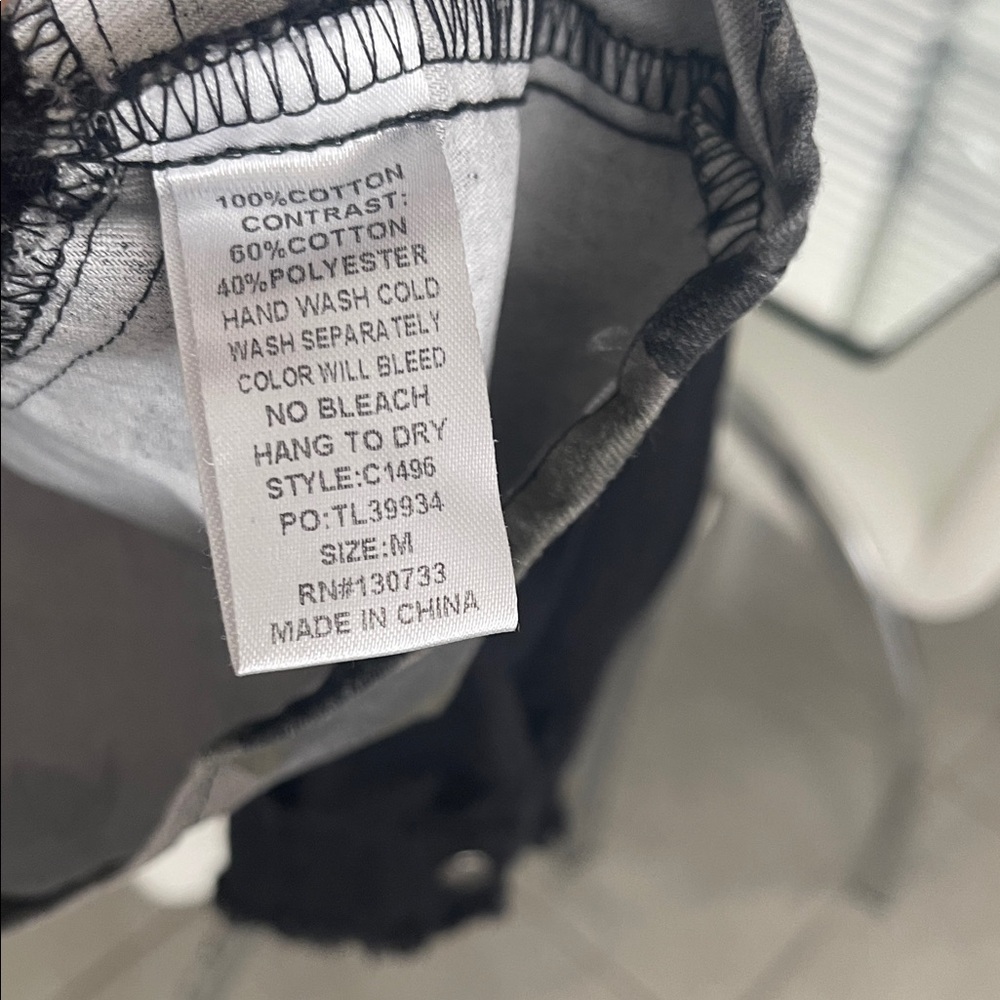 Umgee Black and Camouflage Jean Jacket - Picture 6 of 6